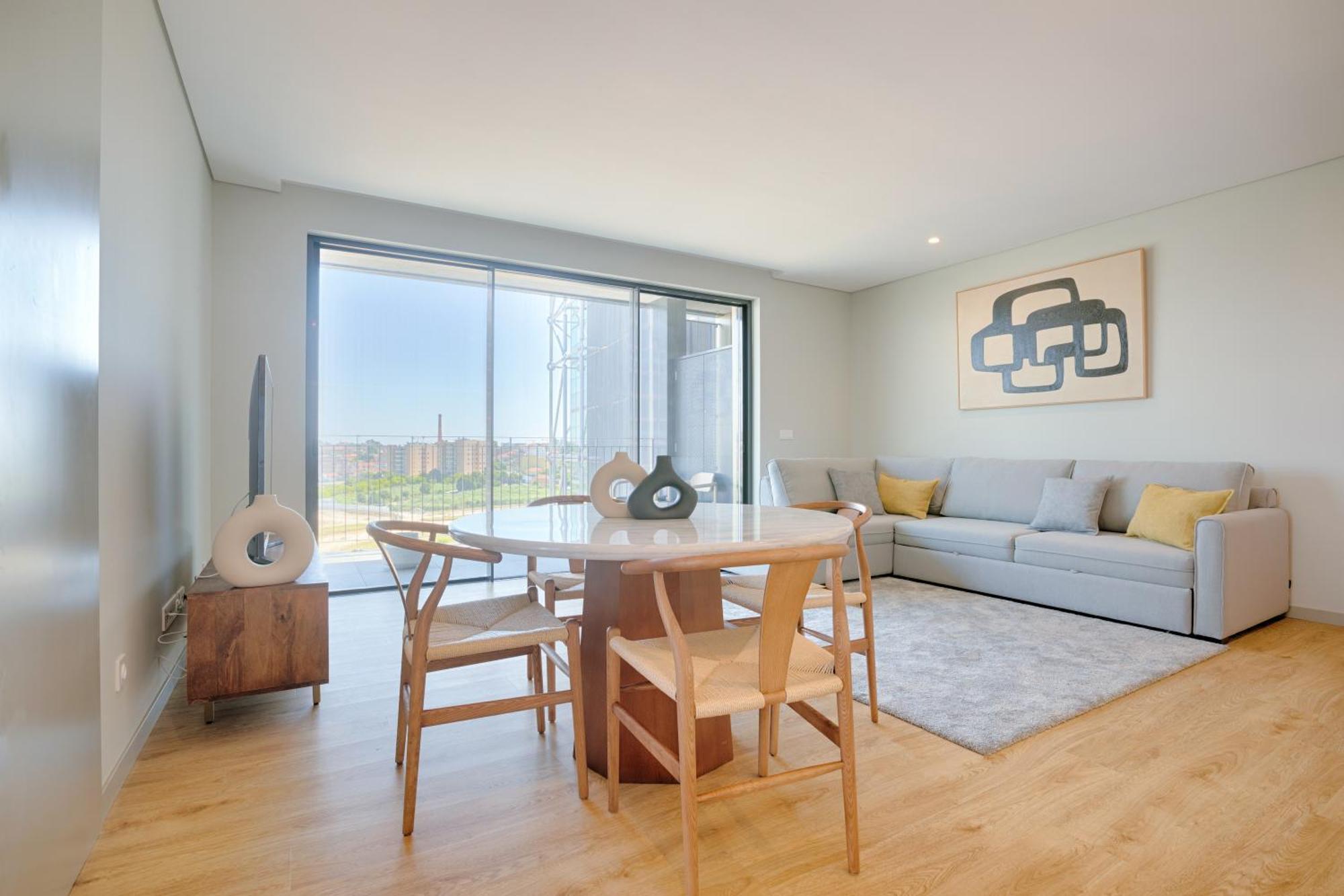 Brand New Luxurious Ap T2 - Amazing View- With Garage Leilighet Vila Nova de Gaia Eksteriør bilde